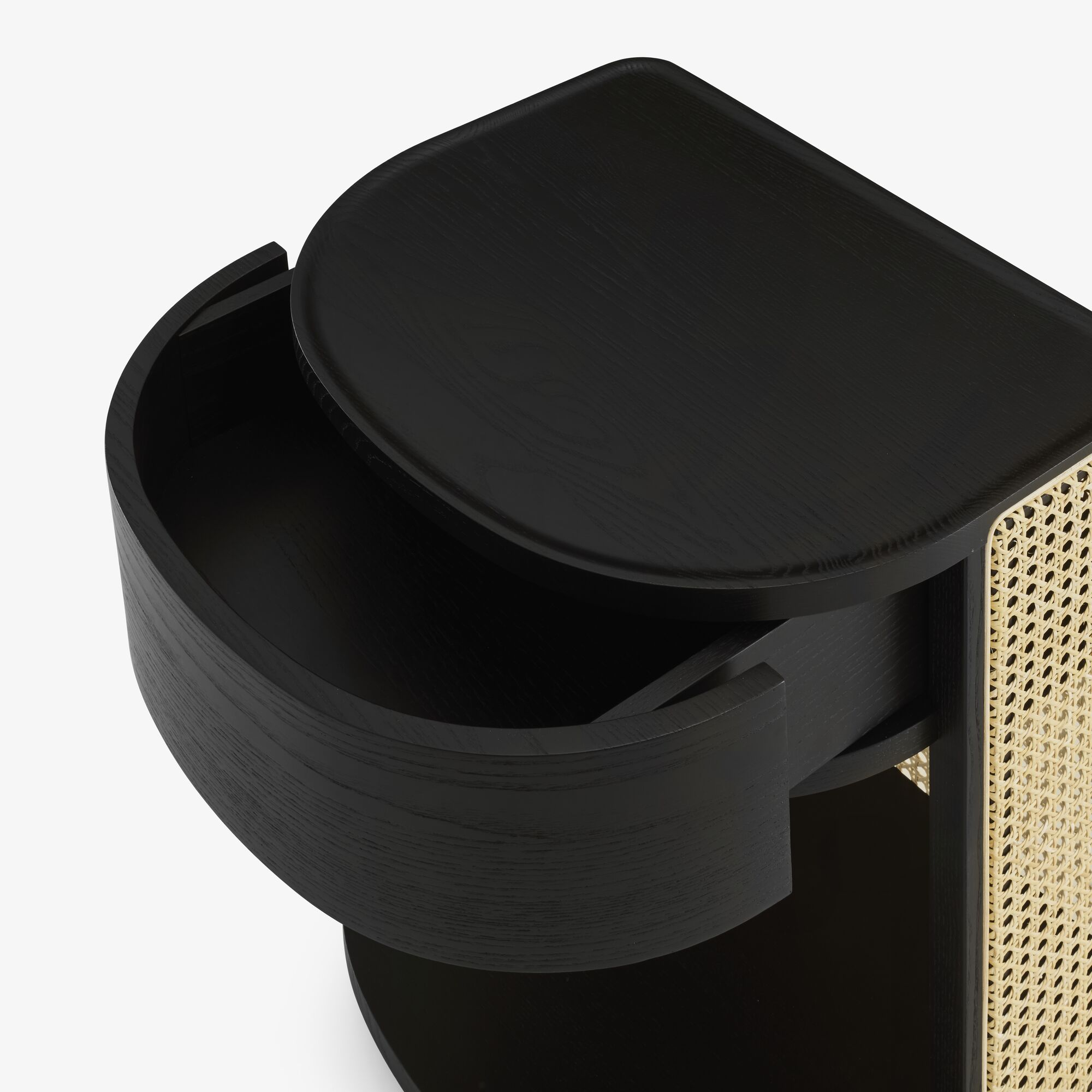 Tambour Bedside table