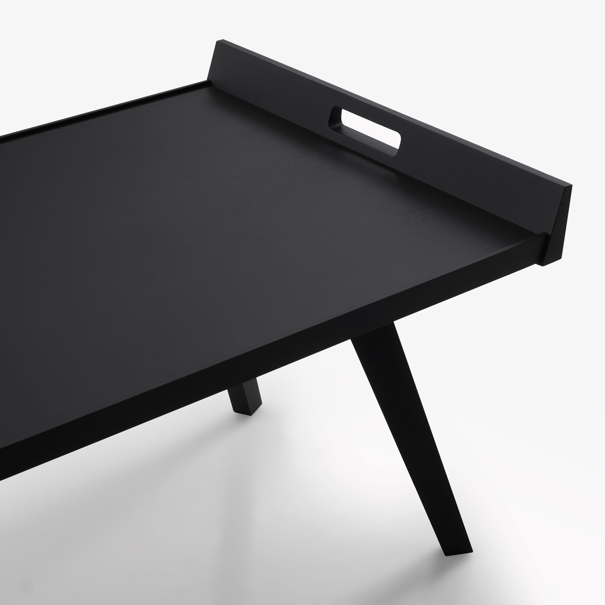 Lupo Low table black stained oak