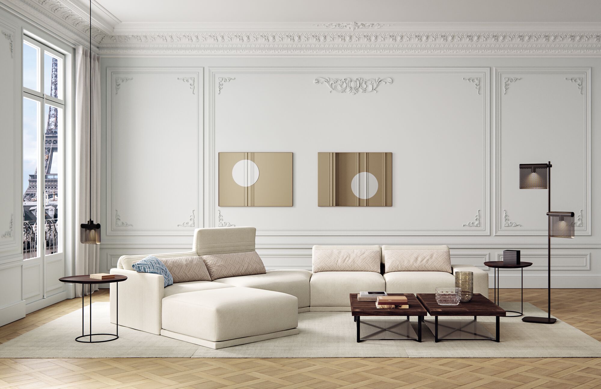 Pebble Occasional table concave top