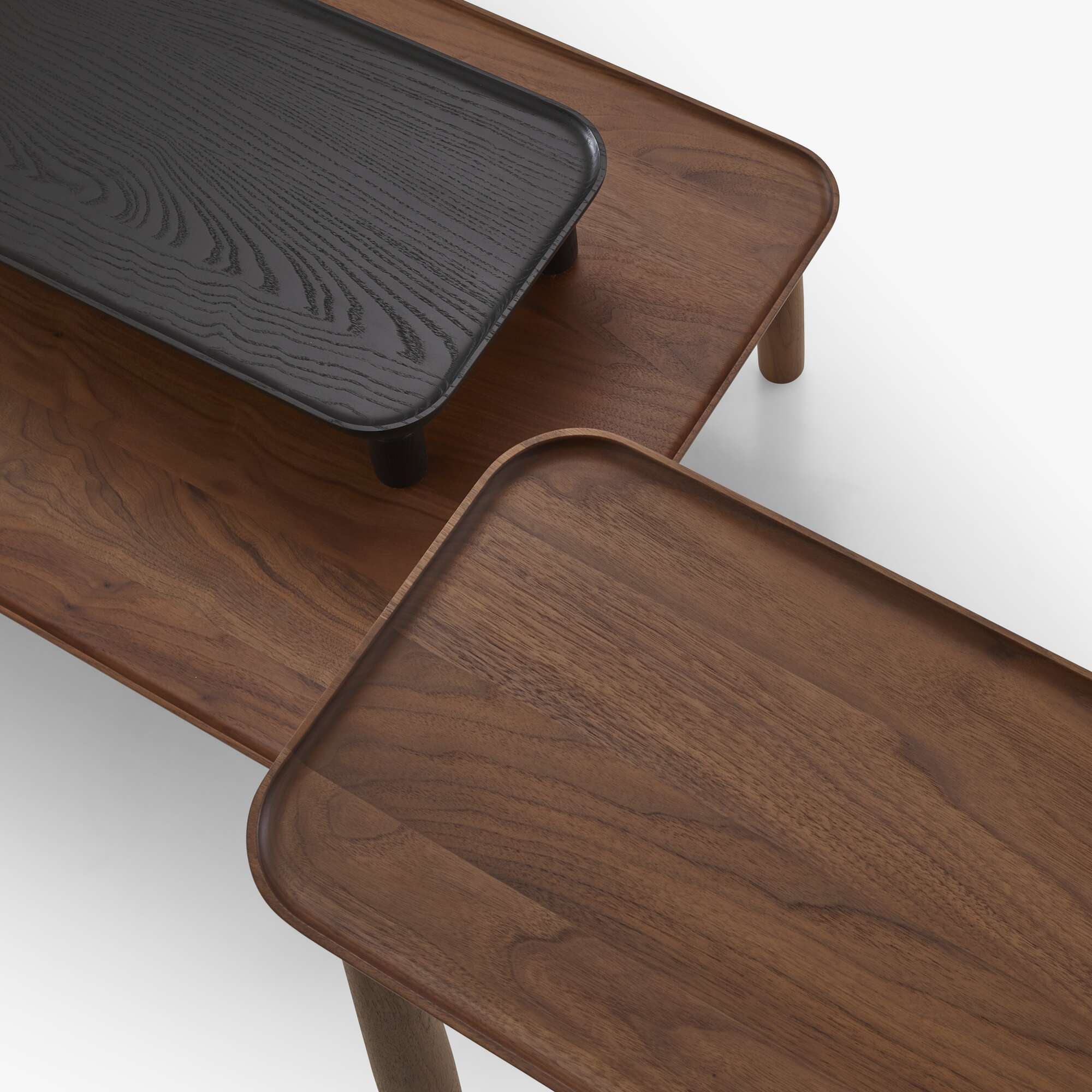 Lotis Occasional table height 12 black stained ash