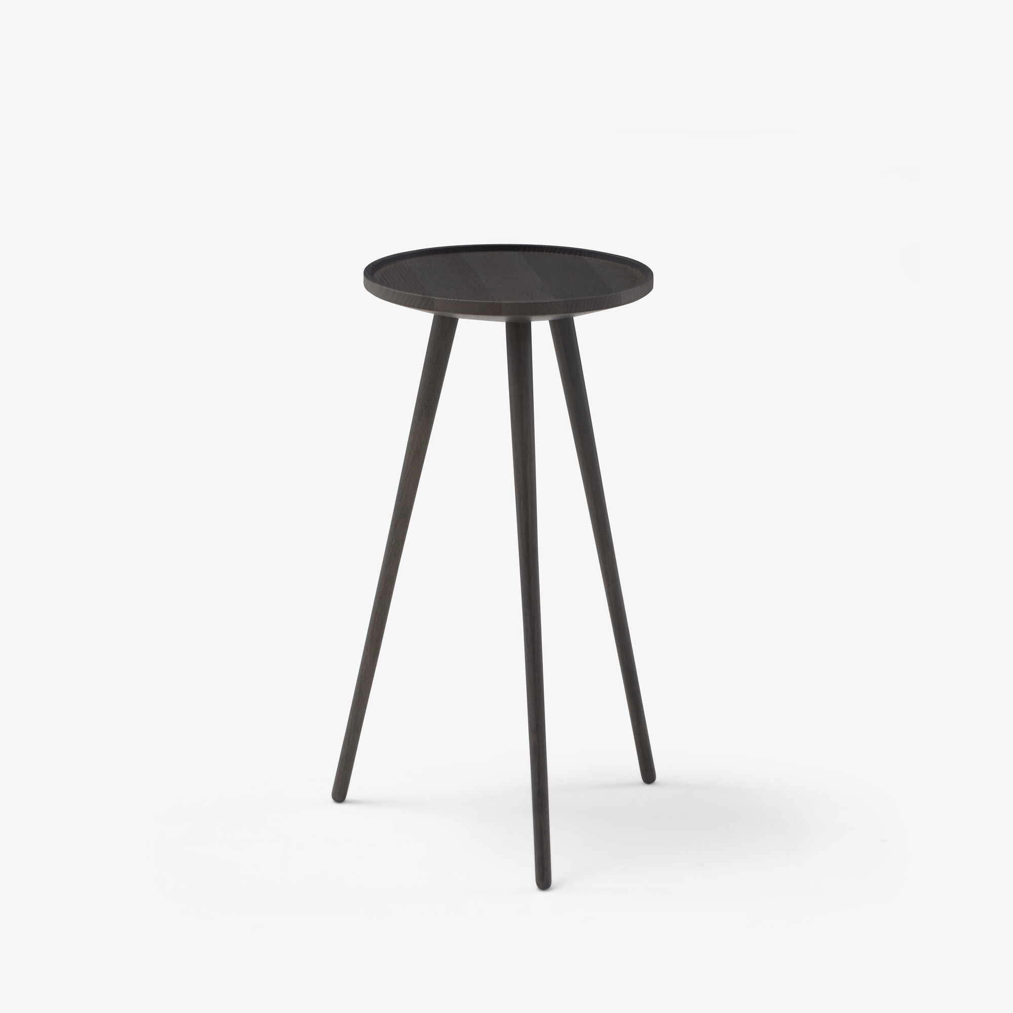 Linden Occasional table small anthracite stained ash