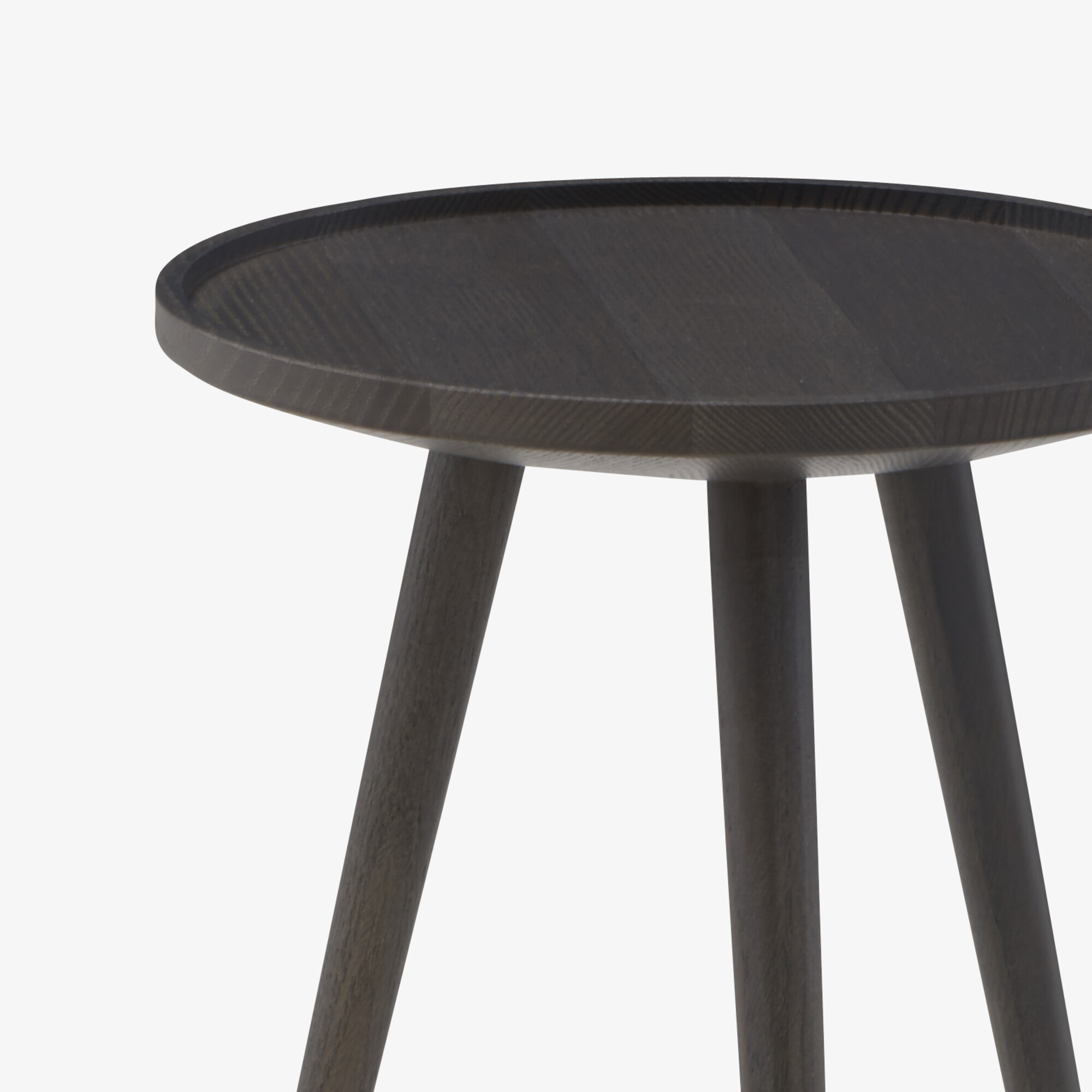 Linden Occasional table small anthracite stained ash