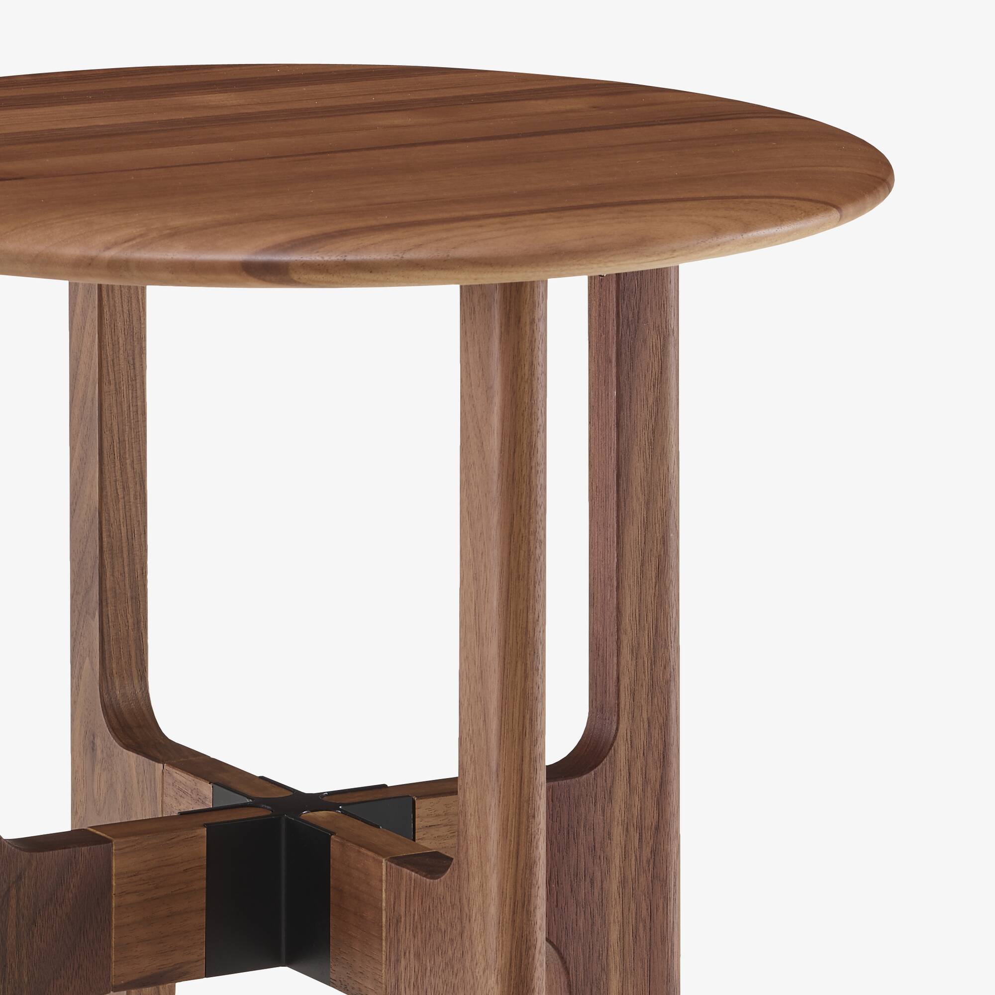 Nodum Occasional table solid american walnut high version