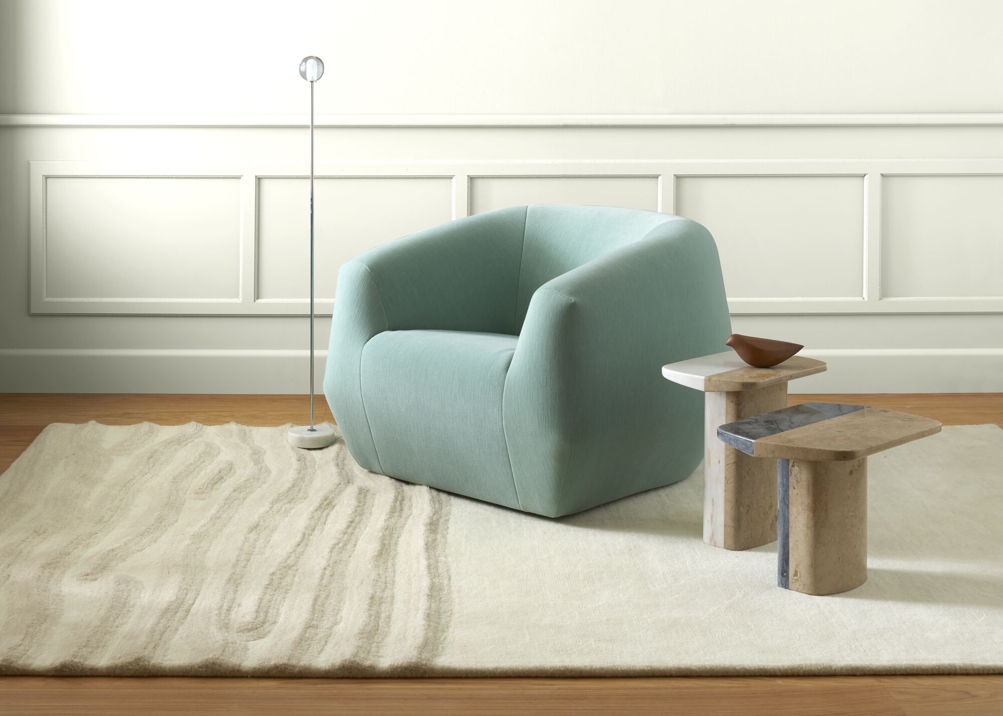 Biscotto Pedestal table low version